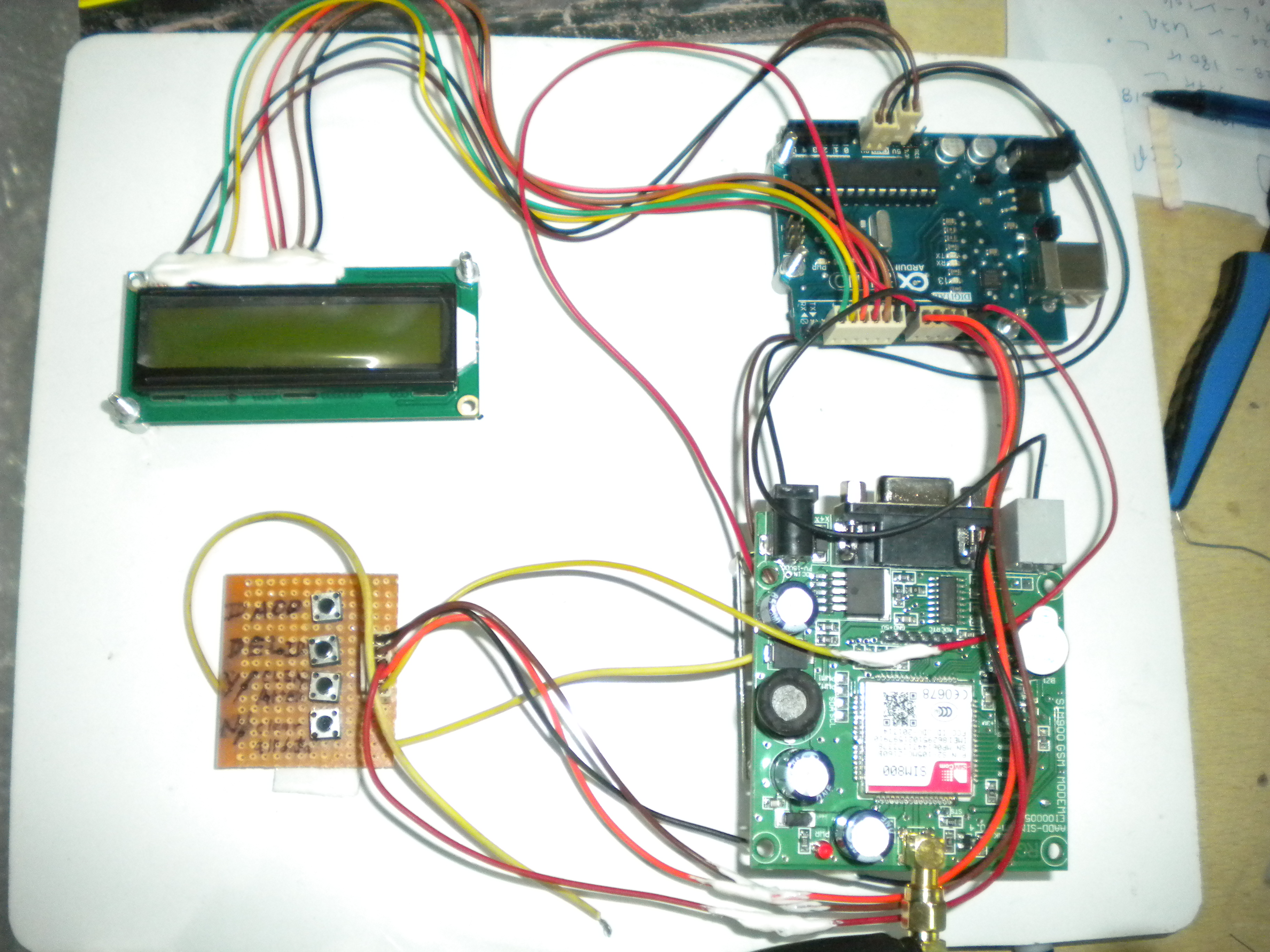 ARDUINO BASED SMS BASED ANTI THEFT STSTEM FOR VEHICLES